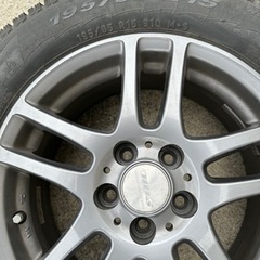 終了しました。アルミホイール　15インチ 195/65  R15 pcd 5×100の画像