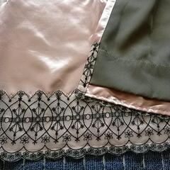 カーテン2枚組　ピンク　レース　プリンセスの画像