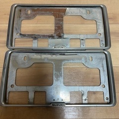 値下げスズキ　ナンバーフレーム