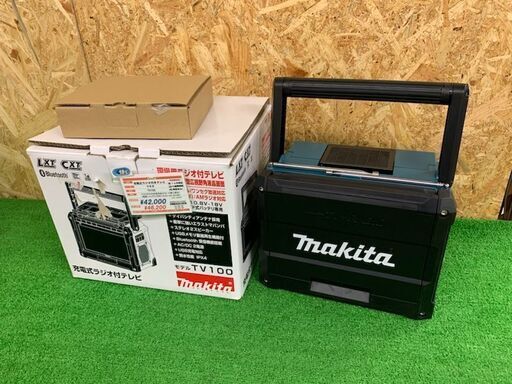 【完売商品】マキタ　充電式ラジオ付テレビ　TV100【未使用品】