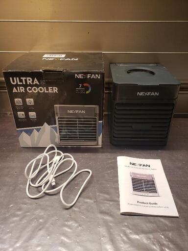 ポータブルエアクーラー NEXFAN Nexfan-01\nUSB 給電式 卓上 ブラック ②