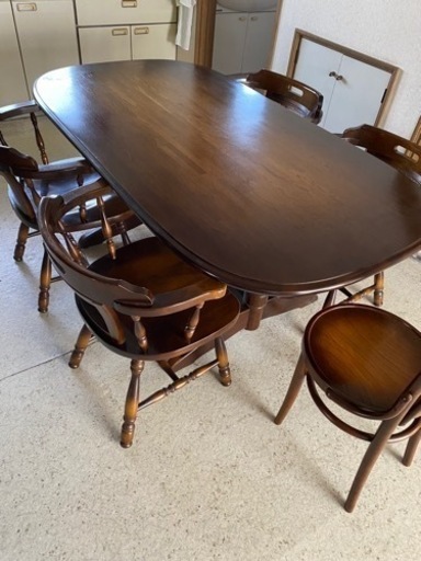 ダイニングセット　飛騨産業