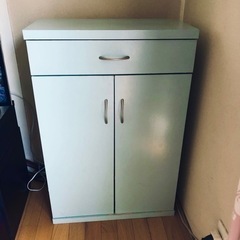 【受け渡し決定しました】水色の棚