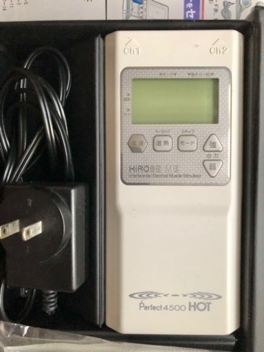 Perfect4500HOT  温熱干渉波  EMS 筋トレ 体幹トレ 顔用EMSパット付き ヒロセ電機　美顔