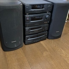 【ジャンク品】CD＆カセットプレーヤー