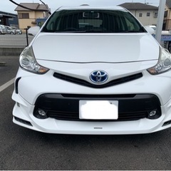 今月限定価格！！プリウスα 後期 訳あり 車検付 TRDエアロ ...