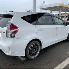 今月限定価格！！プリウスα 後期 訳あり 車検付 TRDエアロ 早い者勝ち の画像