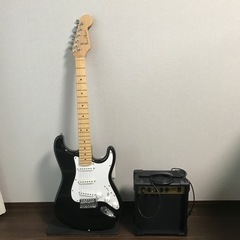エレキギター、アンプ、その他のセット