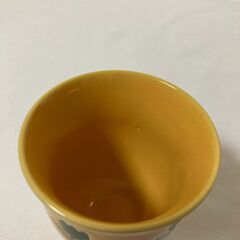 湯呑み　カップ　スプーン　イエローの画像
