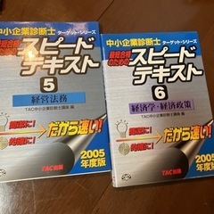 中小企業診断士　スピードテキスト1〜7の画像
