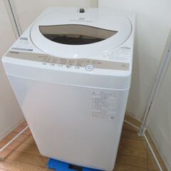 1ヶ月保証/洗濯機/5キロ/5kg/1人暮らし/単身サイズ/新生活/東芝/TOSHIBA/AW-5GA1/中古品/J5377/