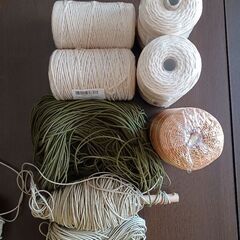 コットン紐(マクラメ等にいかがですか)