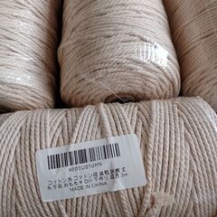 コットン紐(マクラメ等にいかがですか)の画像