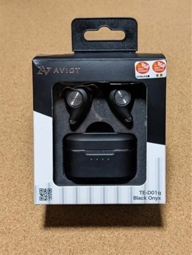 AVIOT TE-D01q ワイヤレスイヤホン ブラックオニキス