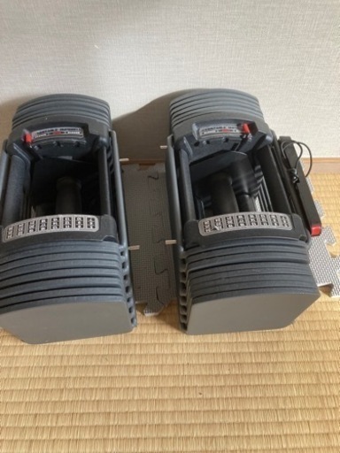 可変式ダンベルとトレーニングベンチのセット　引き取りのみ