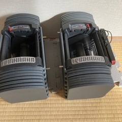 可変式ダンベルとトレーニングベンチのセット　引き取りのみ