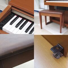 YAMAHA ヤマハ 電子ピアノ ARIUS YDP-160C 2009年製 88鍵 アリウス 椅子付属 中古品 動作確認済みの画像