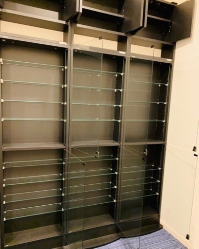 美品 3台セット JAJAN コレクションラック フィギュアラック ブラック