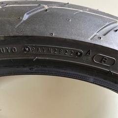 新車外し　バイク　タイヤ　ダンロップ　GPR-300前後セット　皮剥き済み　の画像