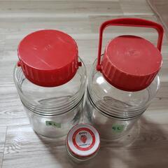果実酒ビン　５L２つの画像