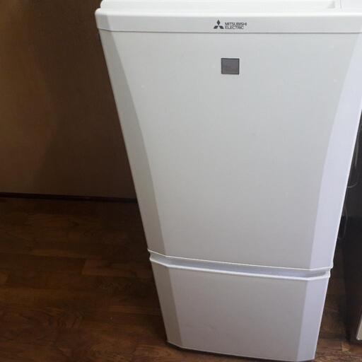 2ドア冷凍冷蔵庫　三菱電機　MR-P15EZ-KW1形　2016年製