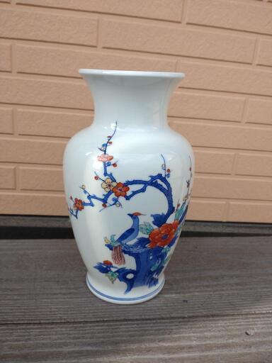 色鍋島　花瓶