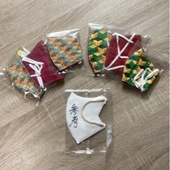 布マスク(子どもサイズ　鬼滅の刃)の画像