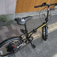 HUMMER[ハマー]20吋 折り畳み自転車 シングル/ブラック