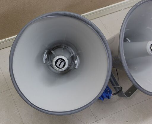 UNI-PEX ホーンスピーカー P-250 2個 拡声器 (J1223wY)