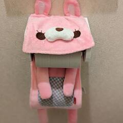 うさぎのトイレットペーパーホルダーの画像