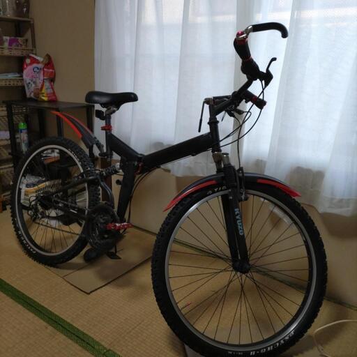 折りたたみ自転車　マウンテンバイク
