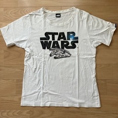 Tシャツ　白　カットソー　メンズ　トップス　スターウォーズ　ミレ...
