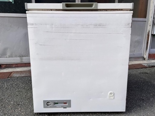 【動確済み】SANYO 業務用 電気冷凍庫 SCR-F181 175L ストッカー 業務用冷凍庫 縦型 サンヨー 厨房機材 厨房機器 店舗用品 ホワイト 大阪発