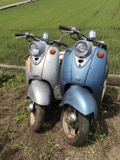 ヤマハ　ビーノ　2サイクル　2台セット書類付ベース車