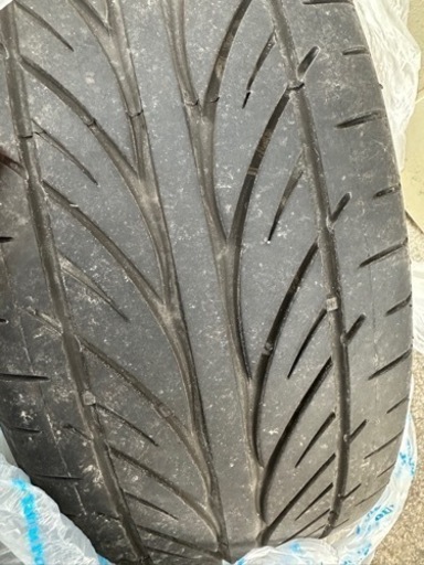 レイズ製　18インチメッキホイール 溝有りタイヤセット