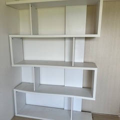 白いオシャレな 棚