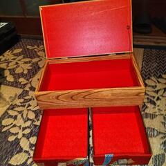 ちりめん木製BOXの画像