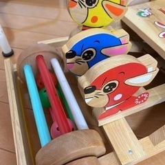 レトロ玩具☆カタカタ☆手押し車☆歩行器の画像