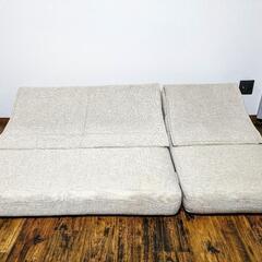 【ニトリ】ローソファ3点セット【美品】の画像