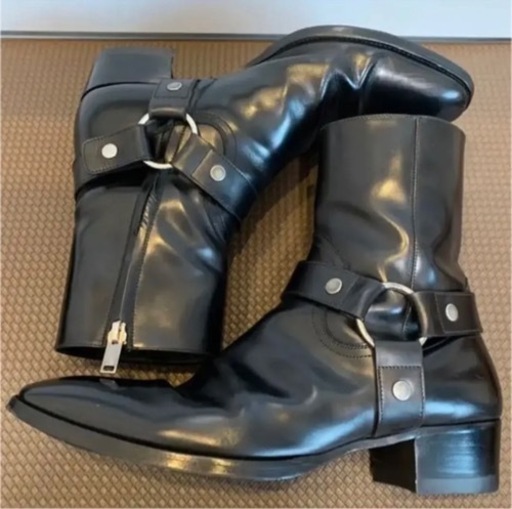 【SAINT LAURENT】Wyatt Harness Boots 41.5