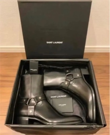 【SAINT LAURENT】Wyatt Harness Boots 41.5