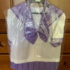 セーラー服 紫 ボディーライン 未使用品