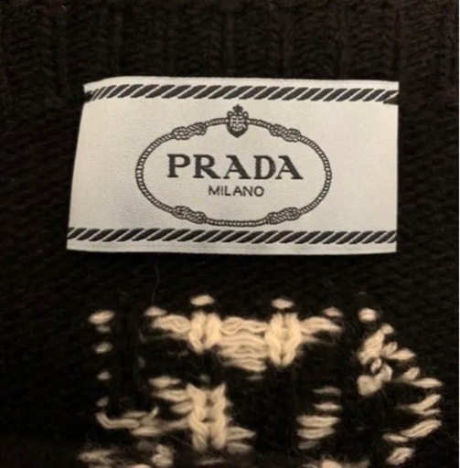 【PRADA】16SS ラビットニット ユースケデビル着用 ブラック 確実正規品