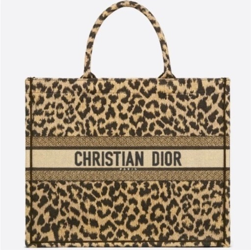 【DIOR】ディオール ブックトート スモール レオパード ヒョウ柄 国内正規品