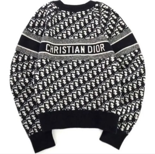 【DIOR】ディオール オブリーク リバーシブル クルーネックセーター カシミヤ