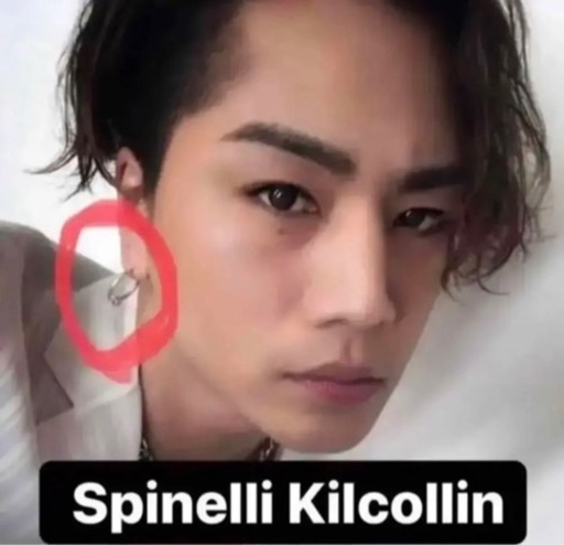 【SPINELLI KILCOLLIN】スピネッリキルコリン フープピアス 両耳