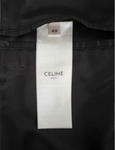 【CELINE】19SS クロコダイルジャケット テディブルゾン シルバー ラメ