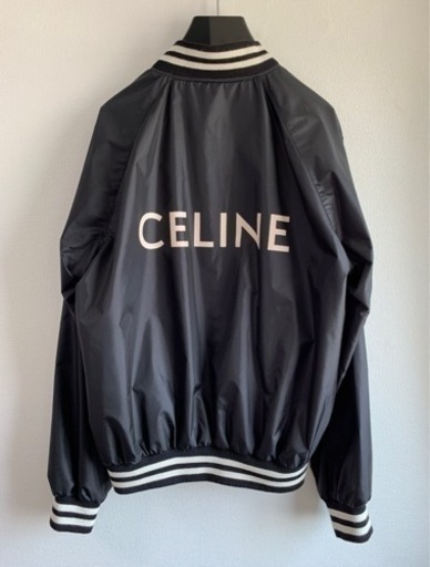 【CELINE】テディブルゾン ナイロンジャケット スタジャン スカジャン ロゴ