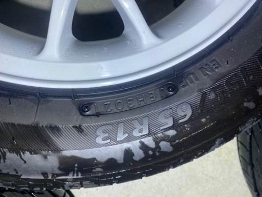 ホンダ純正 13-4H/100 ET40 155/65R13 タイヤ　BS ネクストリー2021年製　手渡し可