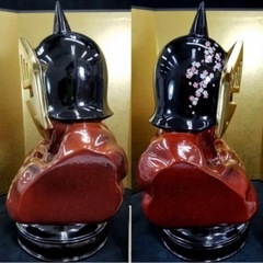 KIN29TOY   山中塗　ロビンマスク　胸像　ソフビ（漆塗りver.）の画像